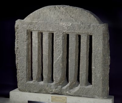 Limestone Lattice for a Window by Egyptian 18th Dynasty